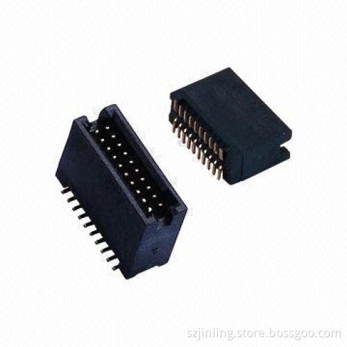 1.27mm Box Headers with 1,000mΩ Insulation Resistance, 8.9mm Height, SMT Type, Elevator